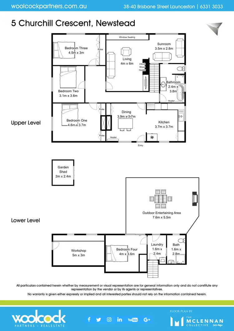 Floorplan of Homely house listing, 5 Churchill Crescent, Newstead TAS 7250