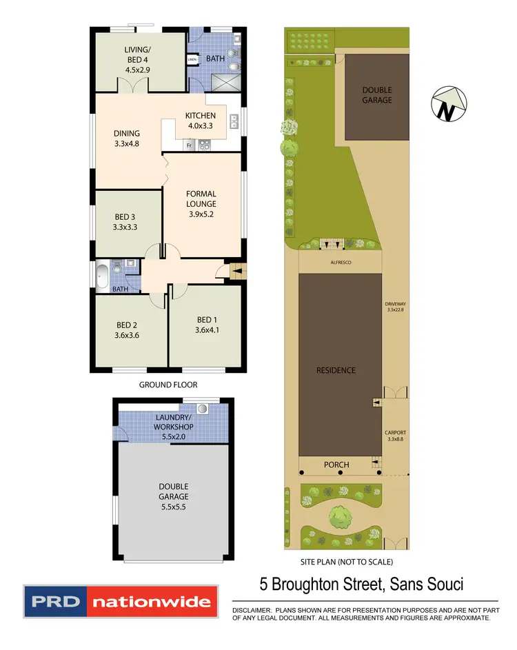 Floorplan of Homely house listing, 5 Broughton Street, Sans Souci NSW 2219