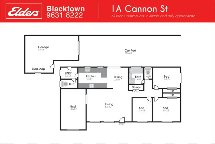Floorplan of Homely house listing, 1A Cannon Street, Prospect NSW 2148
