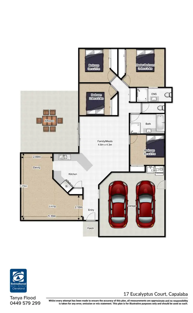 Floorplan of Homely house listing, 17 Eucalyptus Court, Capalaba QLD 4157
