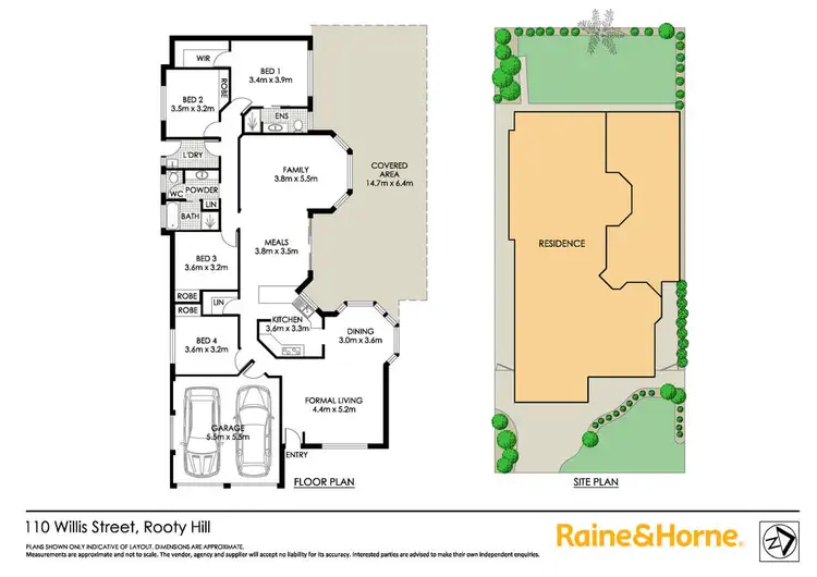 Floorplan of Homely house listing, 110 Willis Street, Rooty Hill NSW 2766