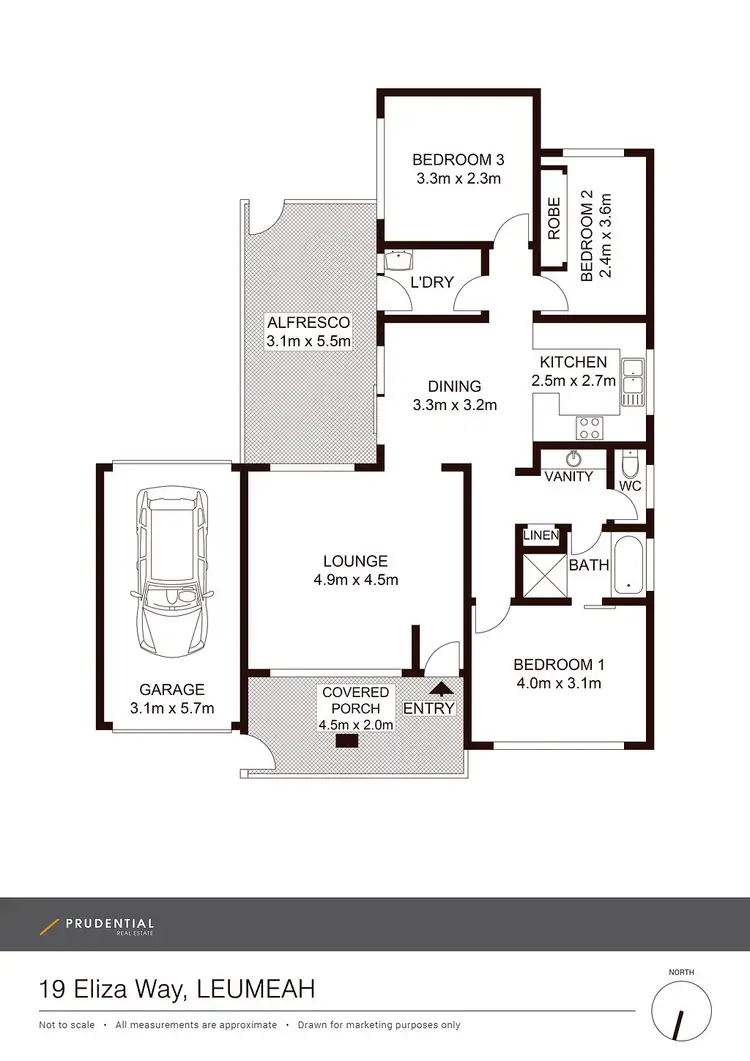 Floorplan of Homely house listing, 19 Eliza Way, Leumeah NSW 2560