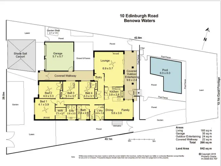 Floorplan of Homely house listing, 10 Edinburgh Road, Benowa Waters QLD 4217