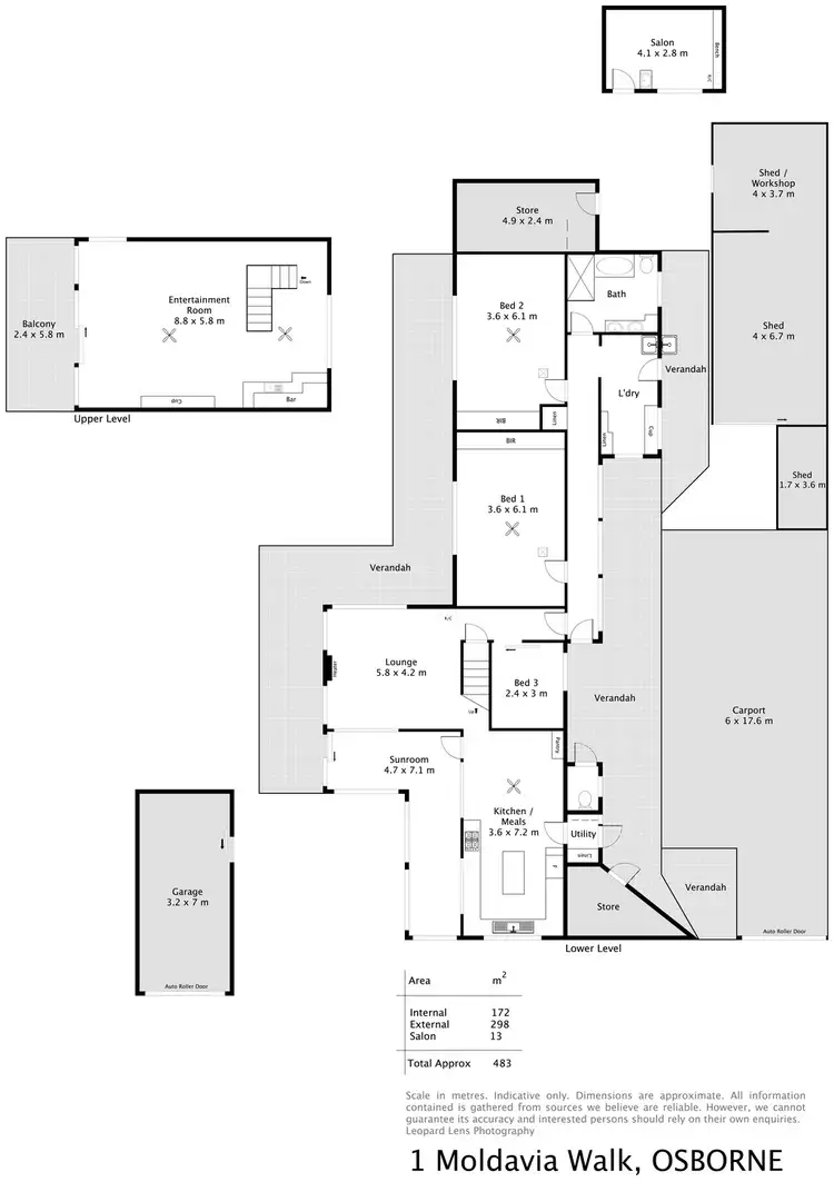 Floorplan of Homely house listing, 1 Moldavia Walk, Osborne SA 5017