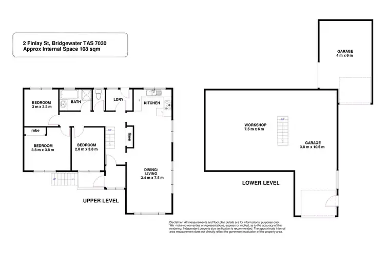 Floorplan of Homely house listing, 2 Finlay Street, Bridgewater TAS 7030