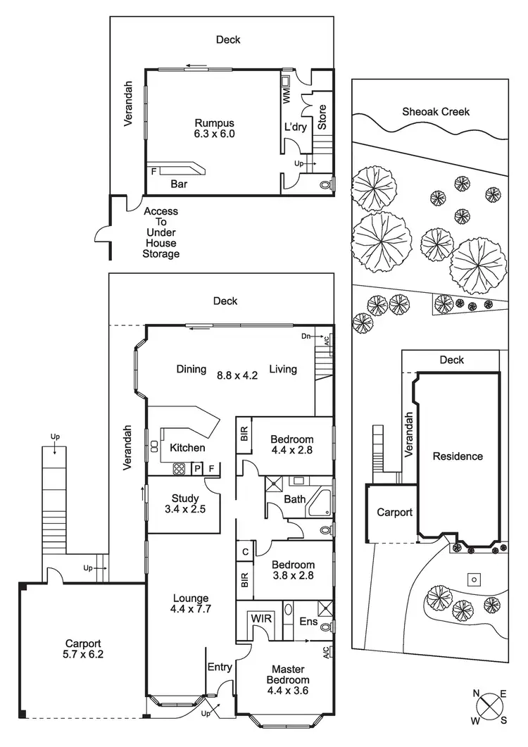 Floorplan of Homely house listing, 57 Ian Road, Mount Martha VIC 3934