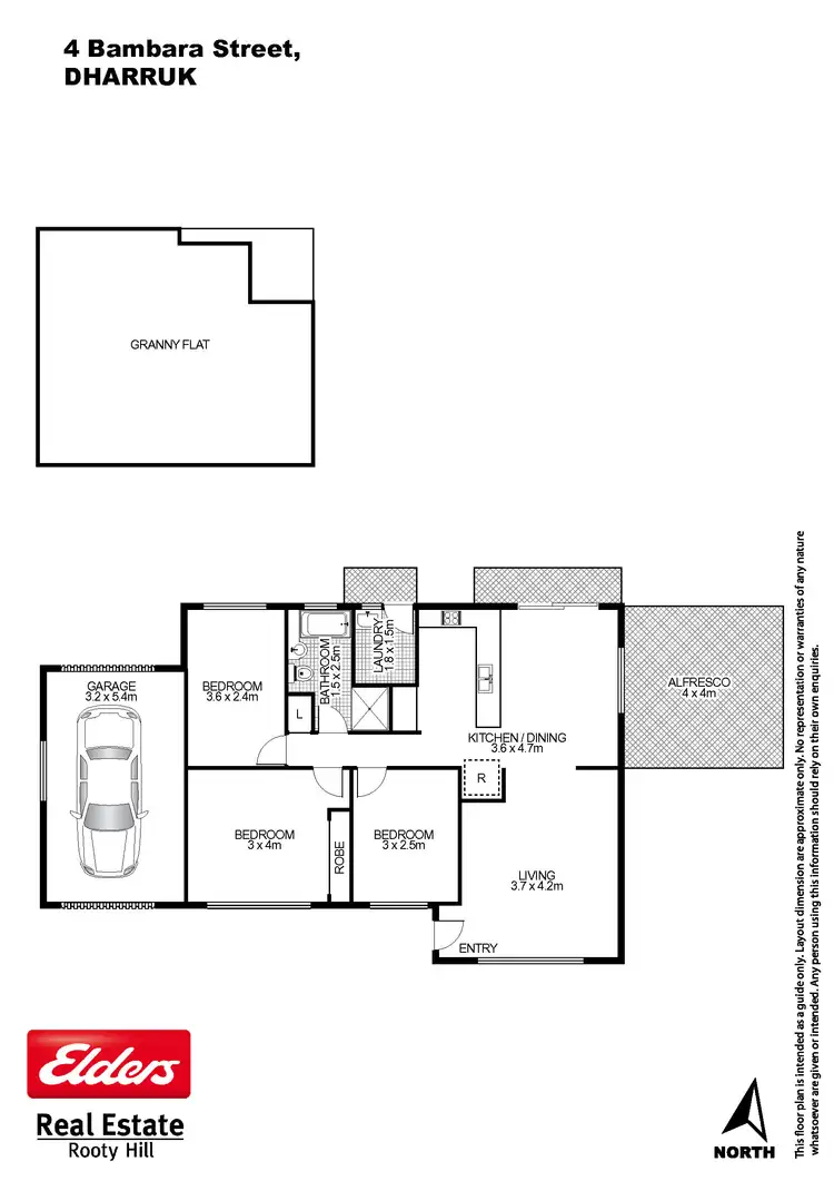 Floorplan of Homely house listing, 4 Bambara Street, Dharruk NSW 2770