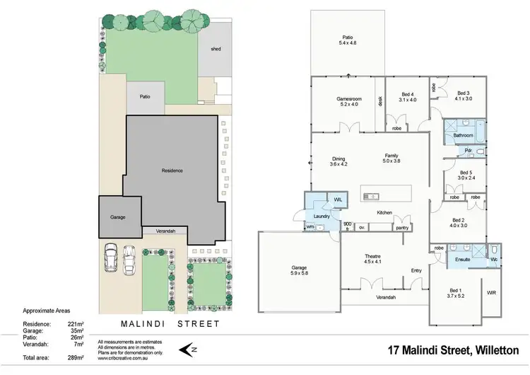Floorplan of Homely house listing, 17 Malindi Street, Willetton WA 6155