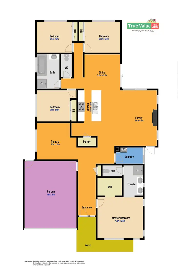 Floorplan of Homely house listing, 37 OMAROO STREET, Truganina VIC 3029