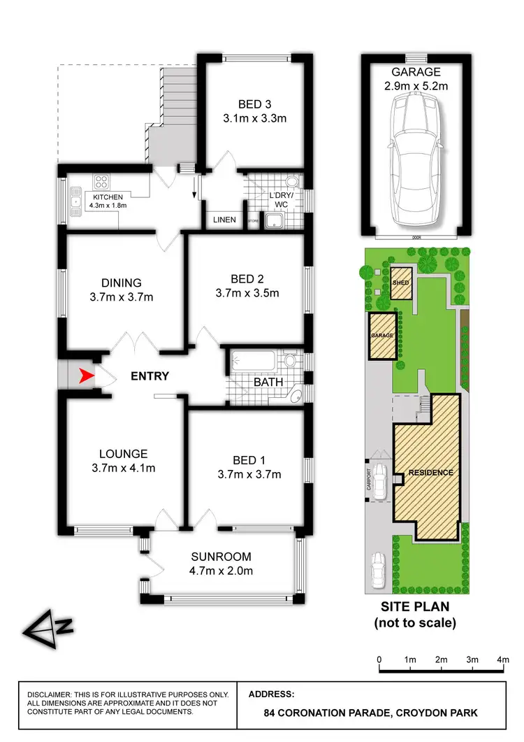 Floorplan of Homely house listing, 84 CORONATION PARADE, Enfield NSW 2136