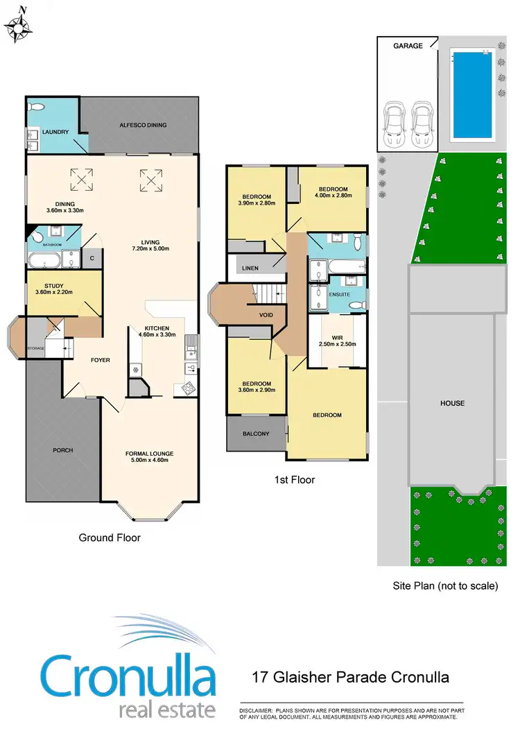 Floorplan of Homely house listing, 17 Glaisher Parade, Cronulla NSW 2230