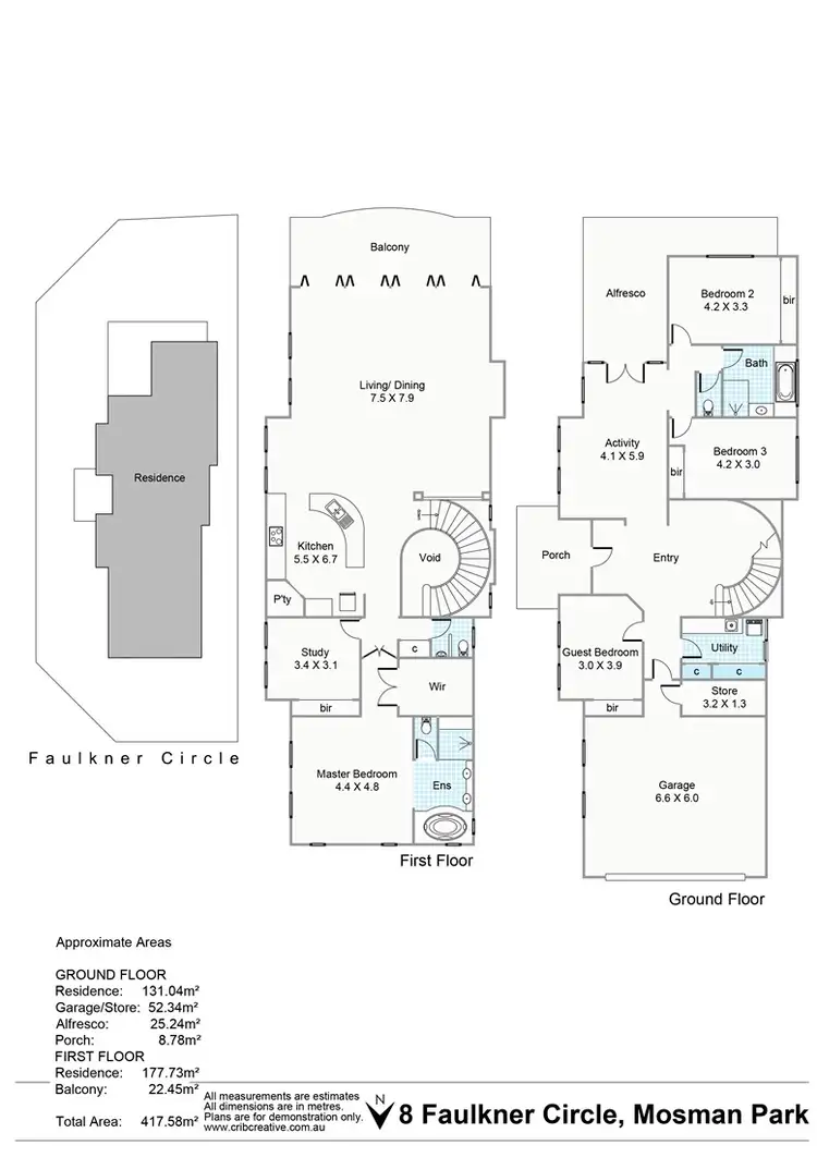 Floorplan of Homely house listing, 8 Faulkner Circle, Mosman Park WA 6012