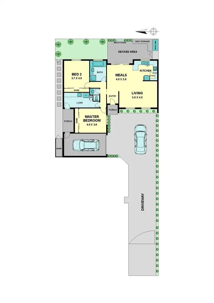 Floorplan of Homely villa listing, 16A Cuthbert Street, Niddrie VIC 3042