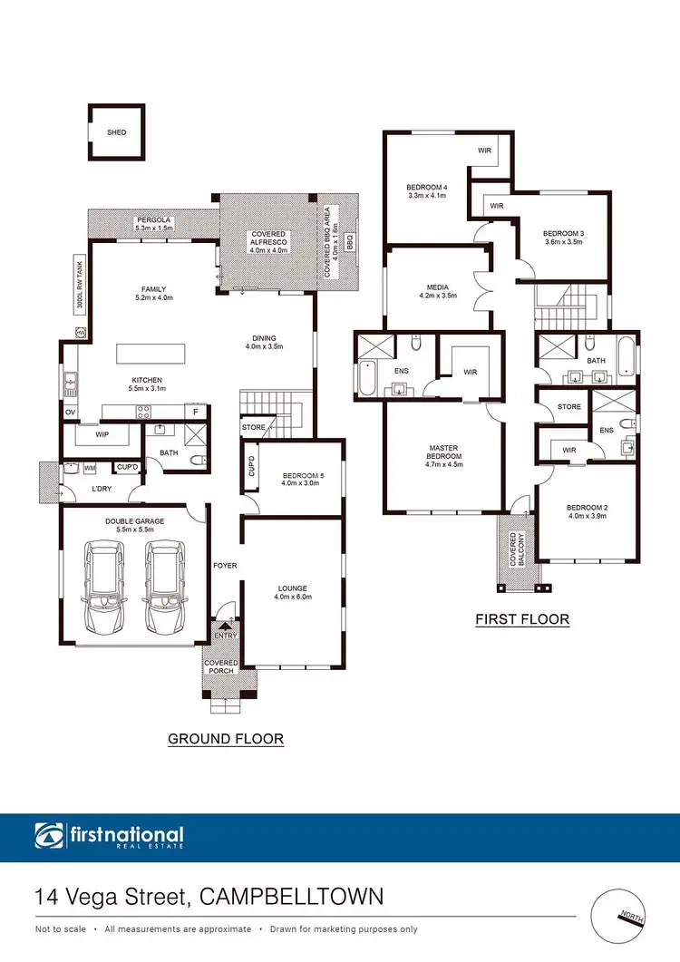 Floorplan of Homely house listing, 14 Vega Street, Campbelltown NSW 2560