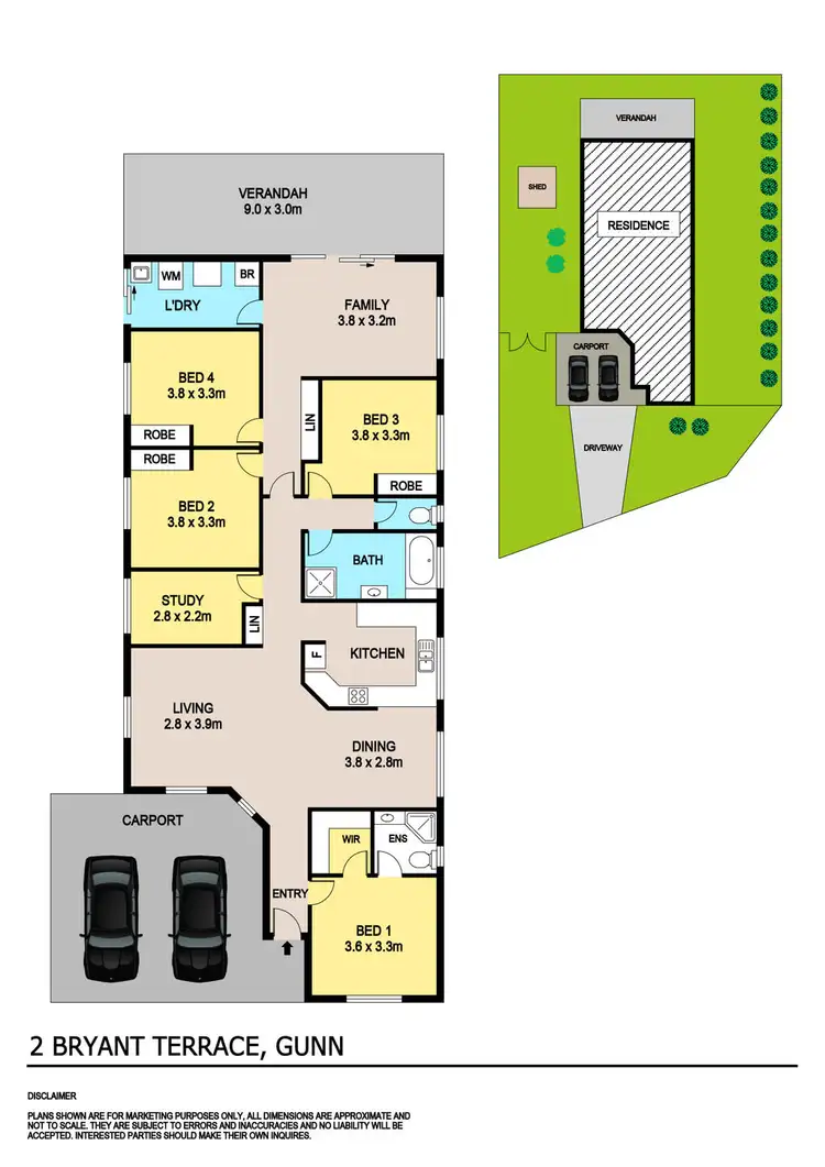 Floorplan of Homely house listing, 2 Bryant Terrace, Gunn NT 832