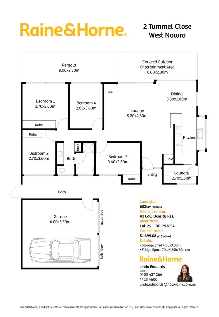 Floorplan of Homely house listing, 2 Tummell Close, West Nowra NSW 2541