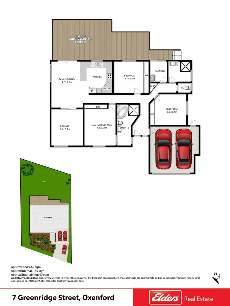 Floorplan of Homely house listing, 7 GREENRIDGE STREET, Oxenford QLD 4210