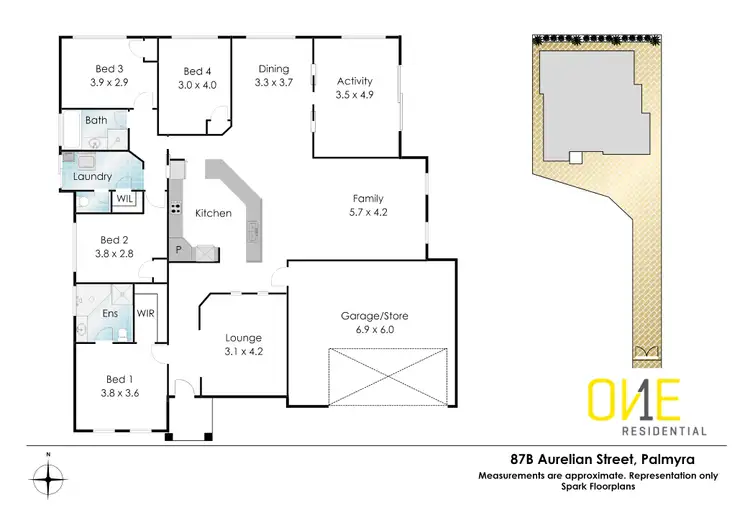 Floorplan of Homely house listing, 87B Aurelian Street, Palmyra WA 6157