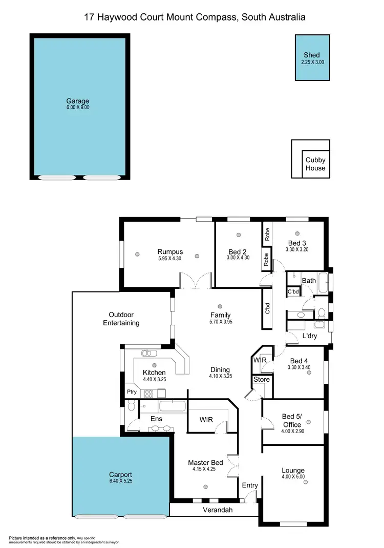 Floorplan of Homely house listing, 17 Haywood Court, Mount Compass SA 5210