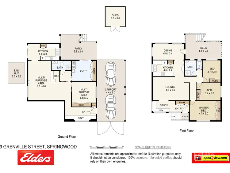 Floorplan of Homely house listing, 9 GRENVILLE STREET, Springwood QLD 4127