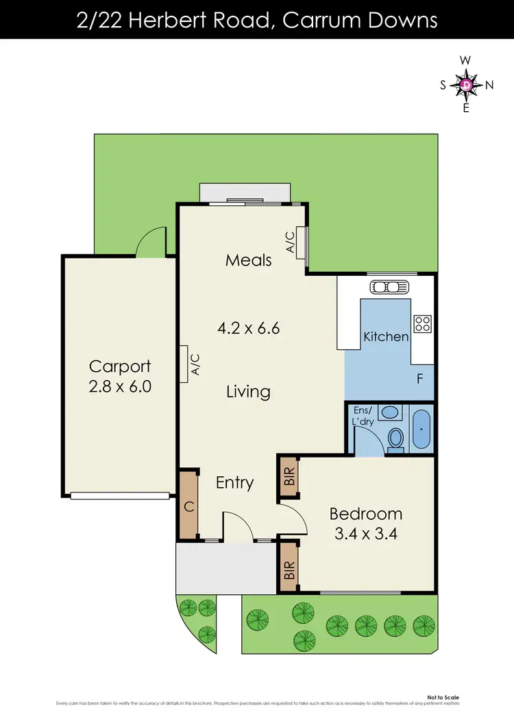 Floorplan of Homely unit listing, 2/22 Herbert Road, Carrum Downs VIC 3201