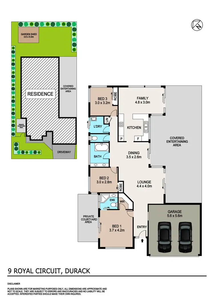 Floorplan of Homely house listing, 9 Royal Circuit, Durack NT 830