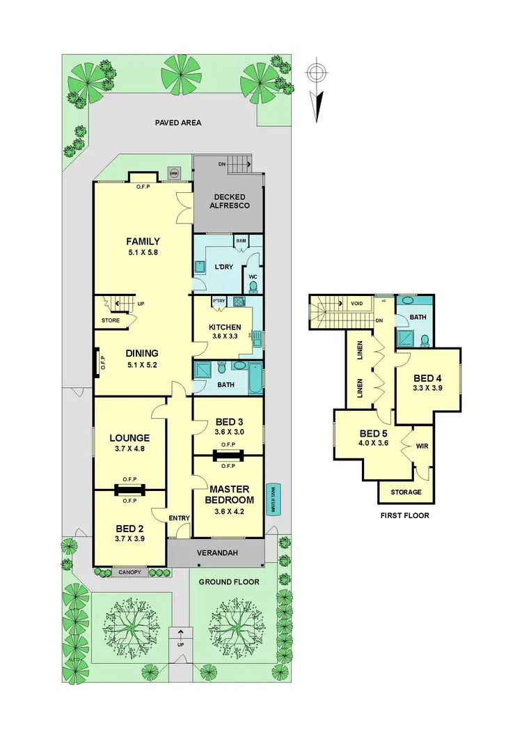 Floorplan of Homely house listing, 23 Miller Street, Essendon VIC 3040