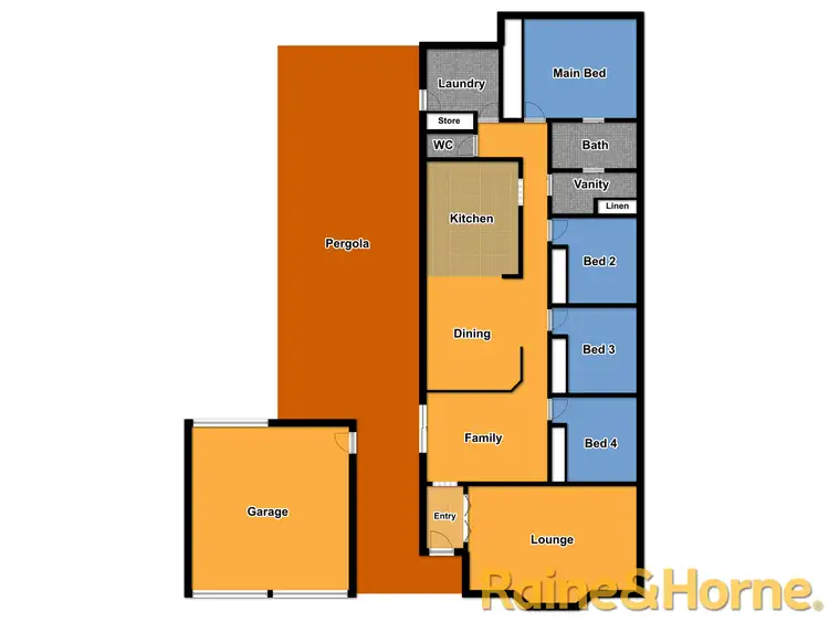 Floorplan of Homely house listing, 6 Hopkins Parade, Dubbo NSW 2830