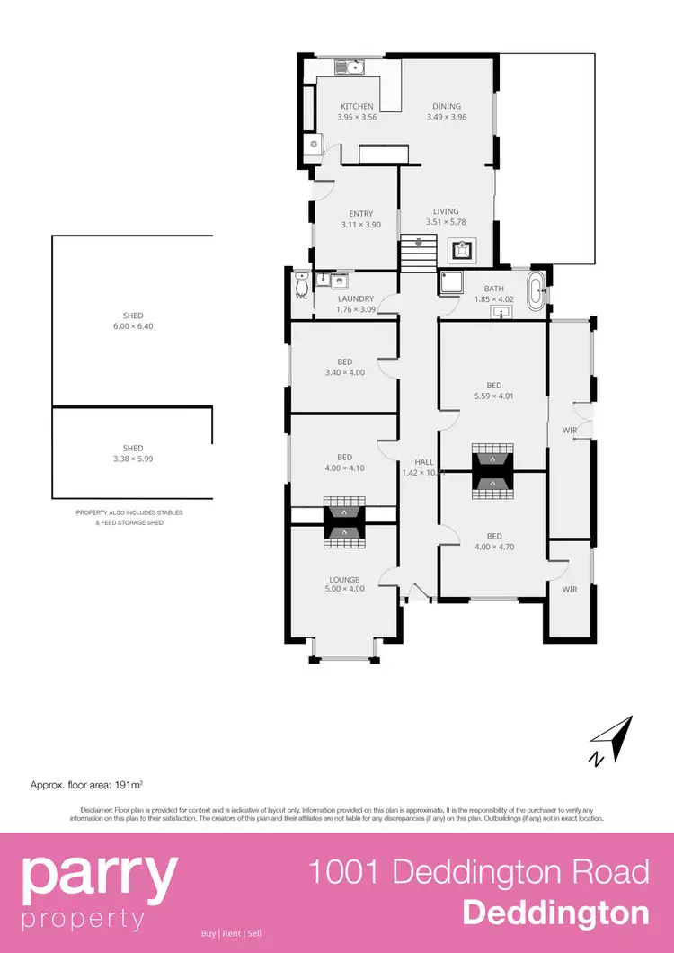 Floorplan of Homely house listing, 1001 Deddington Road, Deddington TAS 7212
