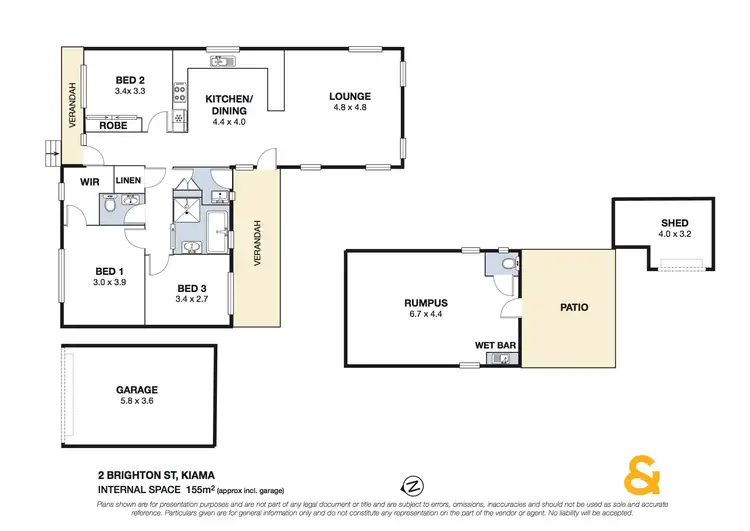 Floorplan of Homely house listing, 2 Brighton Street, Kiama NSW 2533
