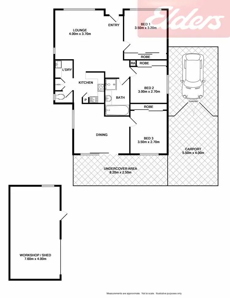 Floorplan of Homely house listing, 8 Mark Street, Wodonga VIC 3690