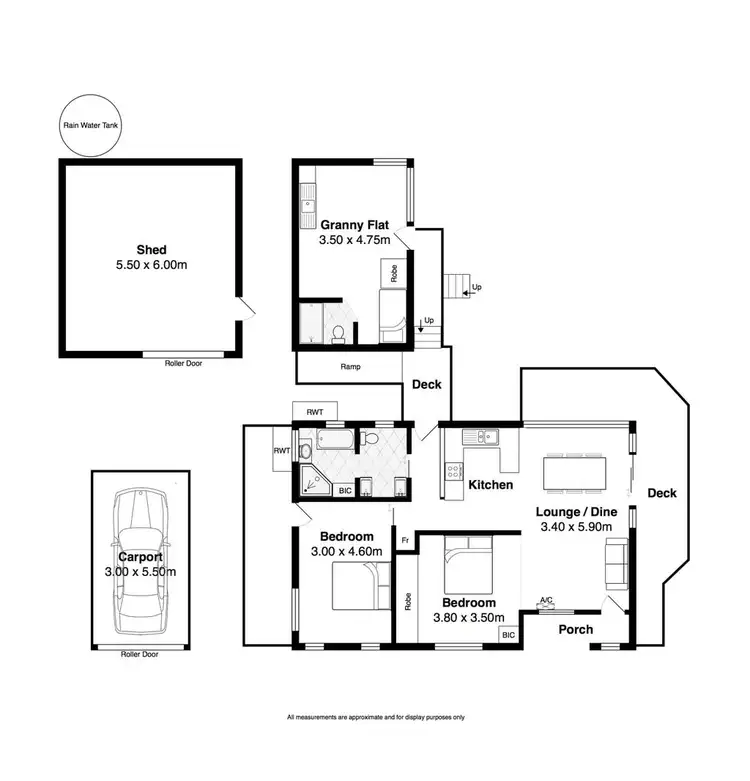 Floorplan of Homely house listing, 76 Mentone Road, Hayborough SA 5211
