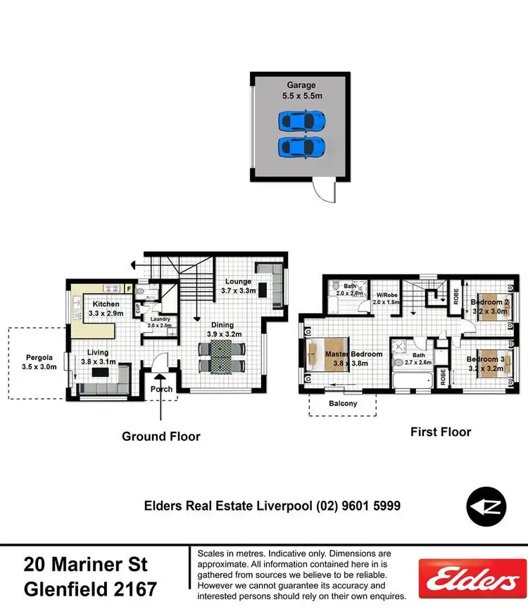 Floorplan of Homely house listing, 20 Mariner Street, Glenfield NSW 2167