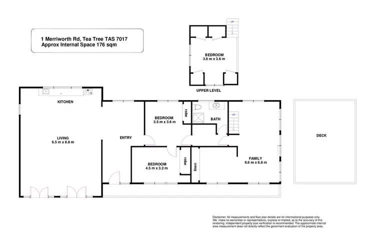 Floorplan of Homely house listing, 1 Merriworth Road, Tea Tree TAS 7017