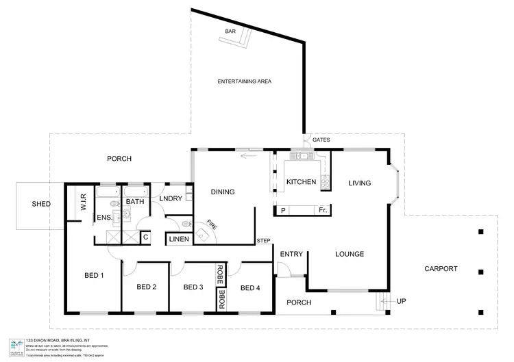 Floorplan of Homely house listing, 133 Dixon Rd, Braitling NT 870