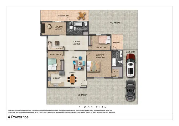 Floorplan of Homely house listing, 4 Power Terrace, Port Lincoln SA 5606