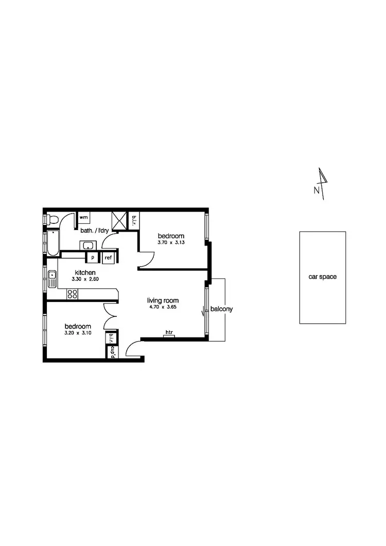 Floorplan of Homely unit listing, 6/253 Esplanade, Altona VIC 3018