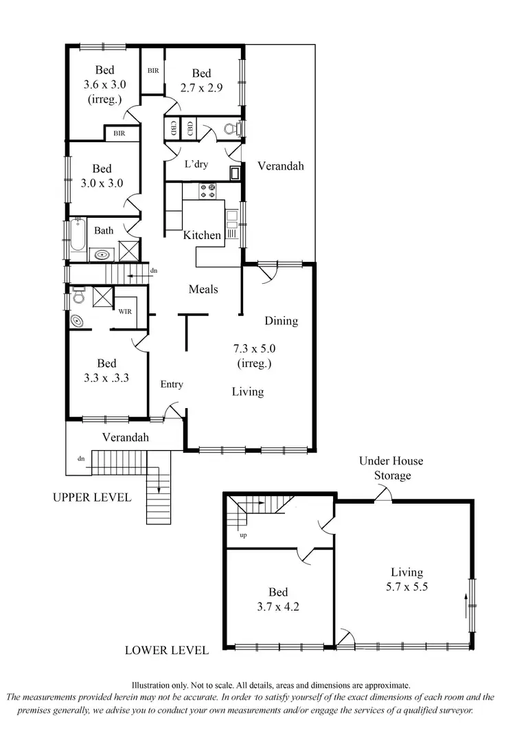 Floorplan of Homely house listing, 6 Bentley Court, Watsonia North VIC 3087