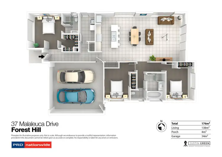 Floorplan of Homely house listing, 37 Melaleuca Drive, Forest Hill NSW 2651