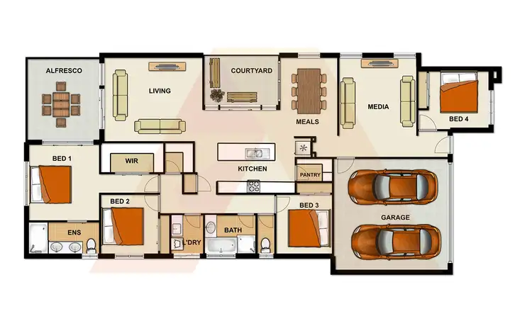 Floorplan of Homely house listing, 69 Invergarry Circuit, Heathwood QLD 4110