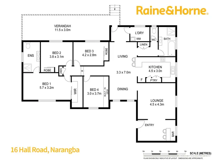 Floorplan of Homely rural property listing, 16 HALL ROAD, Narangba QLD 4504