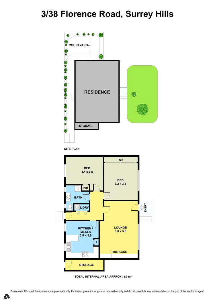 Floorplan of Homely unit listing, 3/38 Florence Road, Surrey Hills VIC 3127