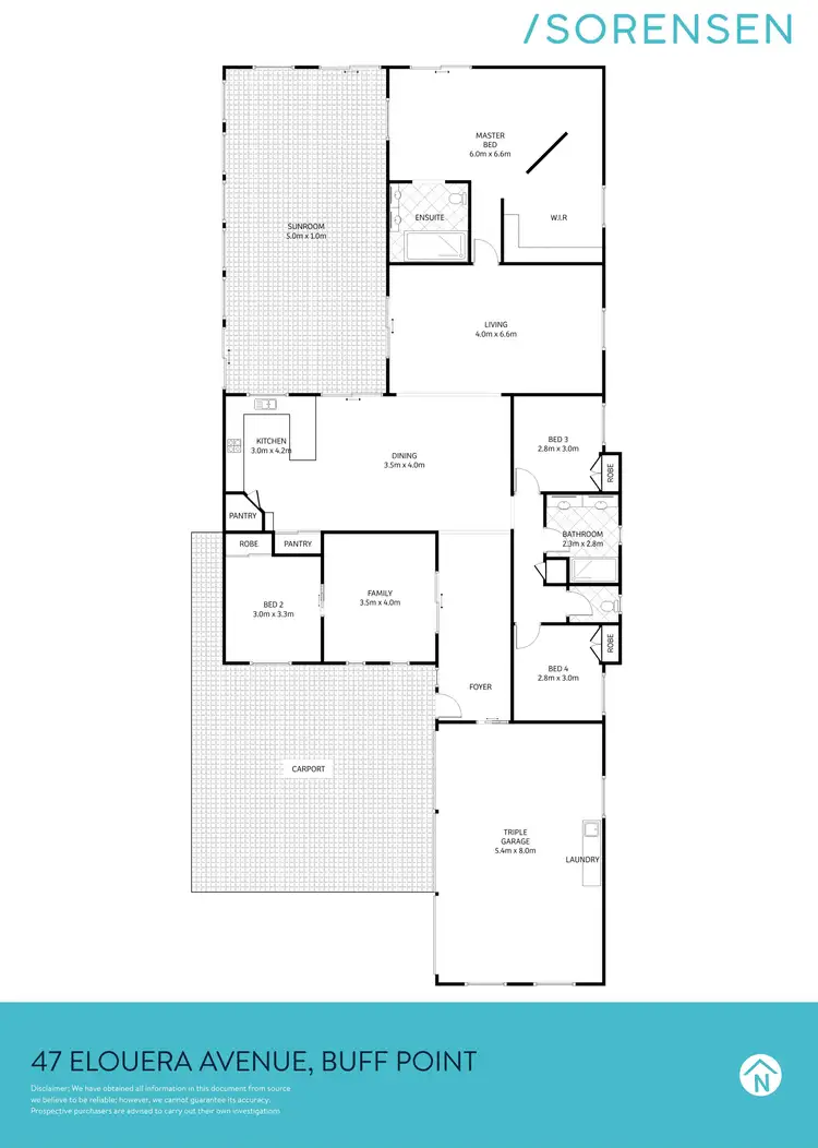 Floorplan of Homely house listing, 47 Elouera Avenue, Buff Point NSW 2262