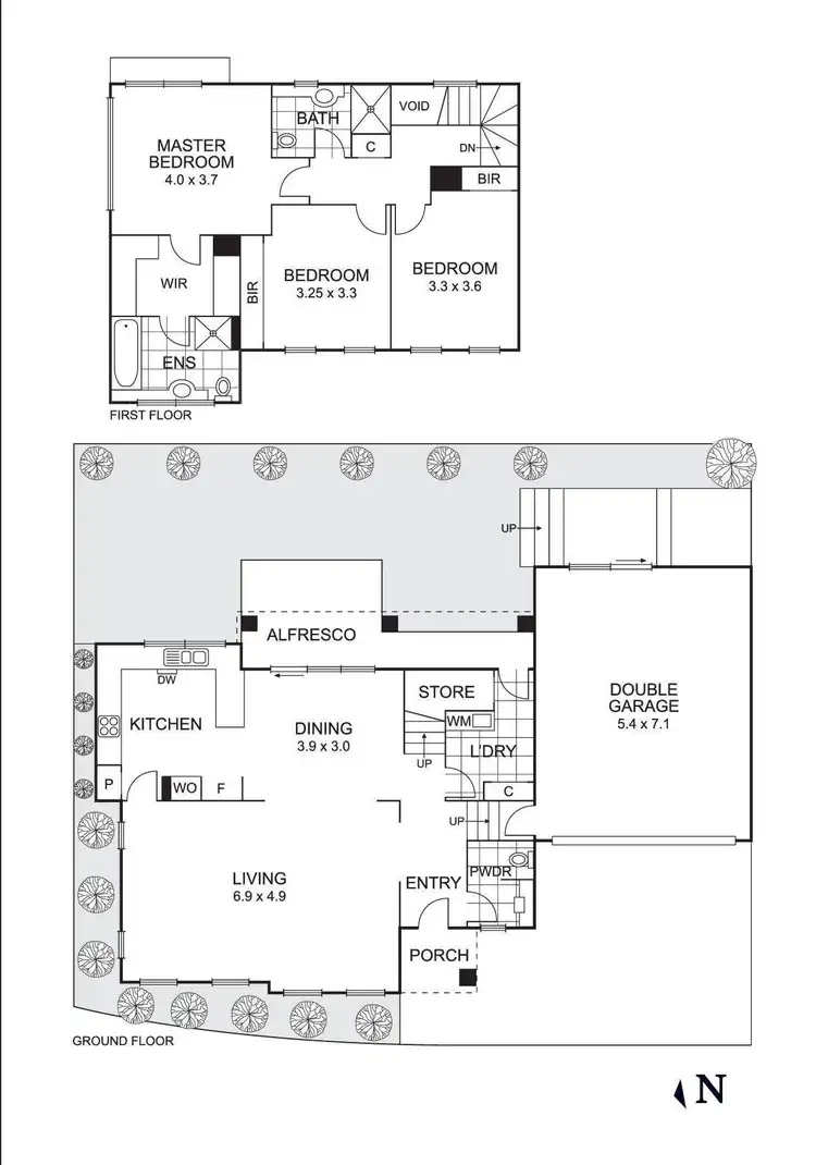 Floorplan of Homely townhouse listing, 5/2 Raynes Street, Balwyn VIC 3103