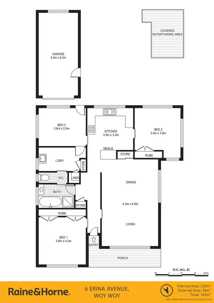 Floorplan of Homely house listing, 6 Erina Avenue, Woy Woy NSW 2256
