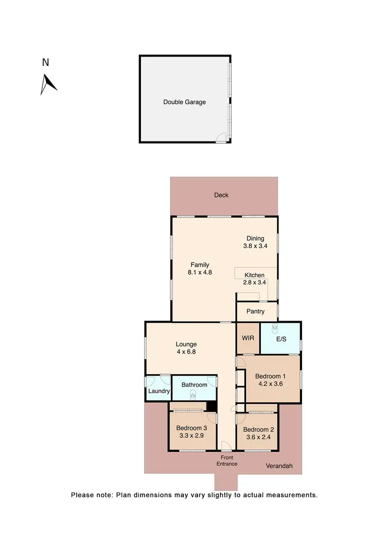 Floorplan of Homely house listing, 10A Tennyson Street, Gordon VIC 3345