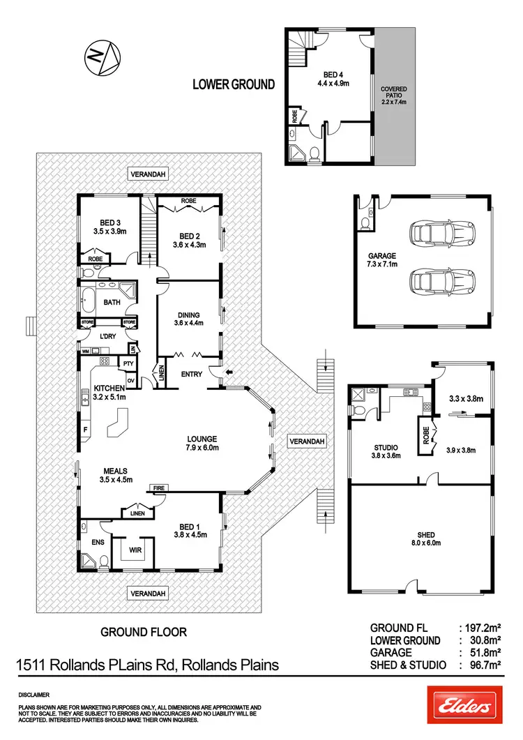 Floorplan of Homely rural property listing, 1511 Rollands Plains Road, Rollands Plains NSW 2441