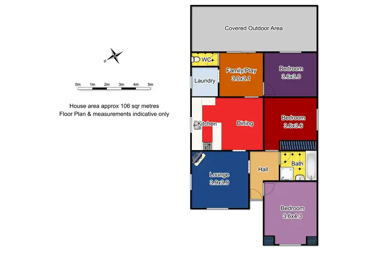 Floorplan of Homely house listing, 4 Nunns Avenue, Orange NSW 2800
