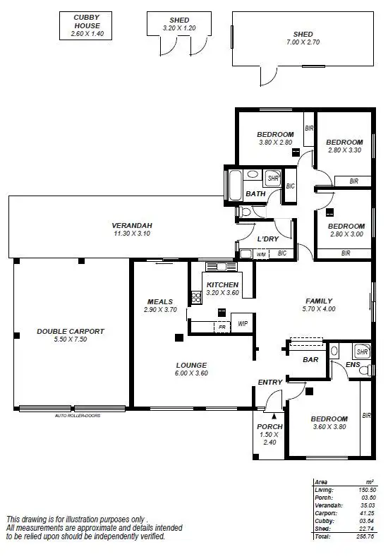 Floorplan of Homely house listing, 10 AMARILLO COURT, Wynn Vale SA 5127