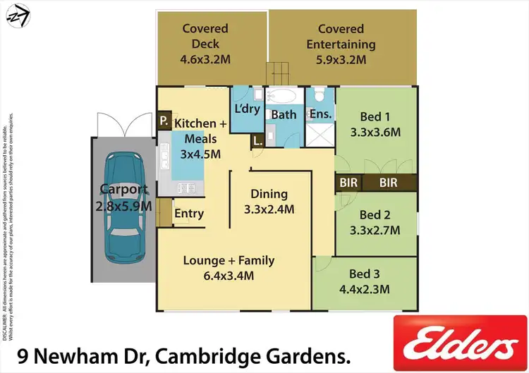 Floorplan of Homely house listing, 9 Newham Drive, Cambridge Gardens NSW 2747